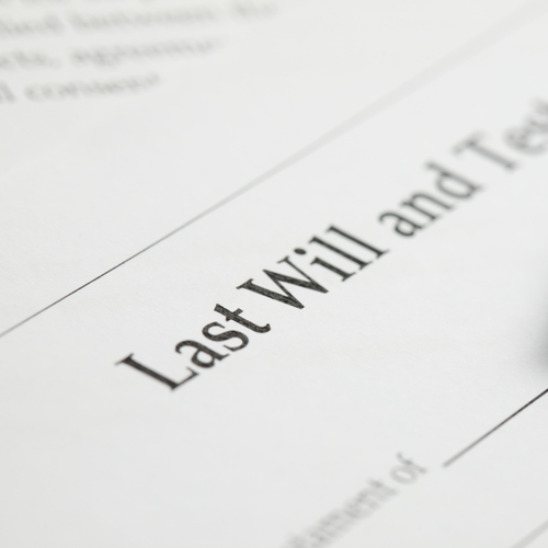 Image of a Will document